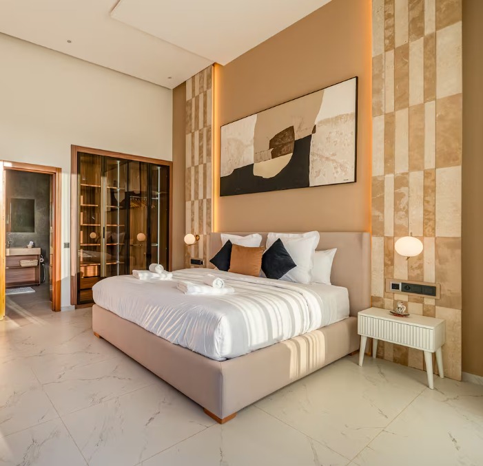 Suite lumineuse dans une villa contemporaine premium