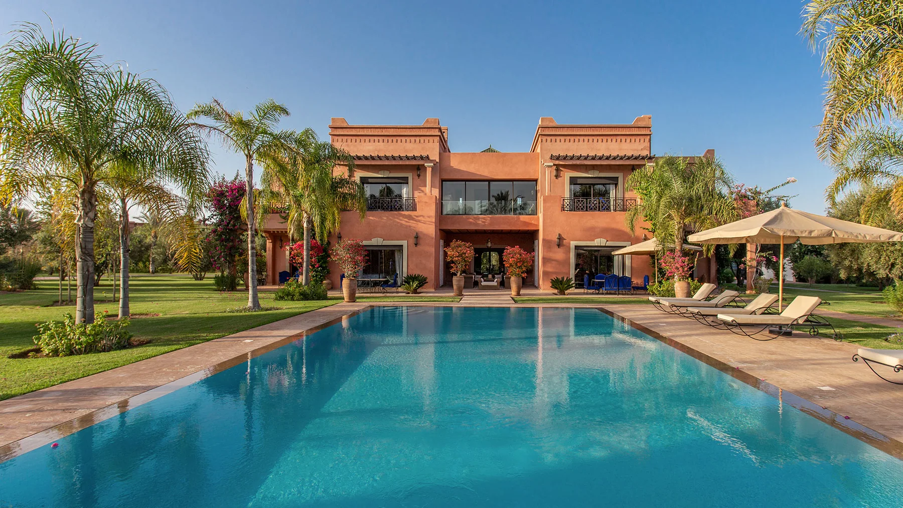 Villa premium avec grande piscine à Marrakech